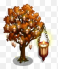 Halloween Lantern Tree Farmville Wiki Fandom Png