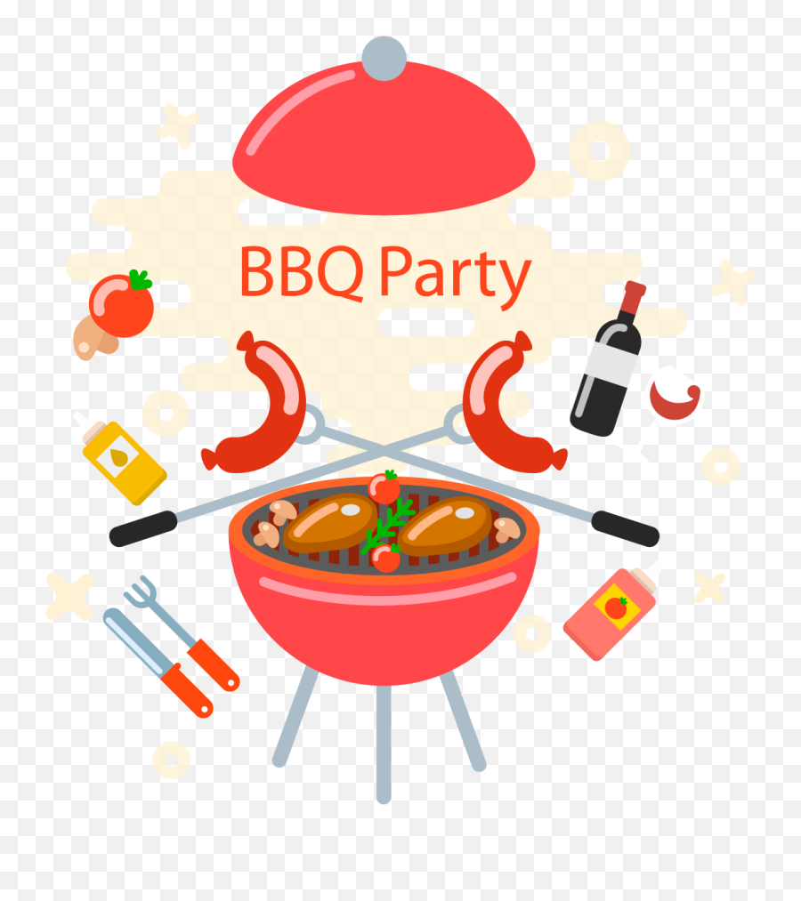 Barbecue Grill Churrasco Sauce Clip Art Italian - Bbq Party Barbecue Party Png,Bbq Grill Png