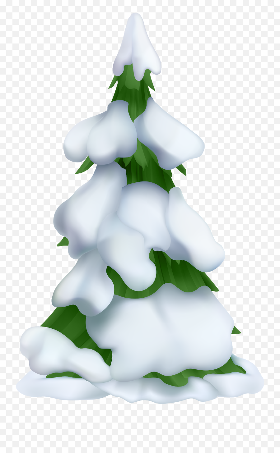 Snowy Tree Clipart - Clipart Png Snow Covered Trees,Christmas Snow Png