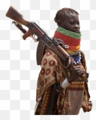 A Turkana Woman Carries Rifle Png - Photo 571 Free Assault Rifle