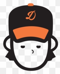 Dude Baseball Logo - 01 Clipart Full Size Cartoon png