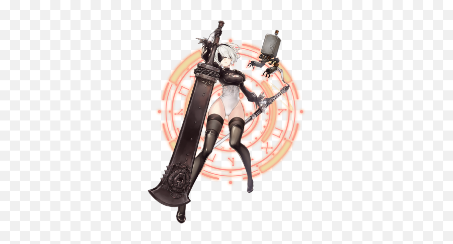 Automata - Nier Sinoalice 2b Crusher Png,Nier Automata Png