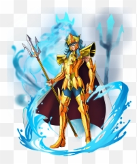 Poseidon Saint Seiya Png Transparent - Poseidon Saint Seiya Awakening,Poseidon Png