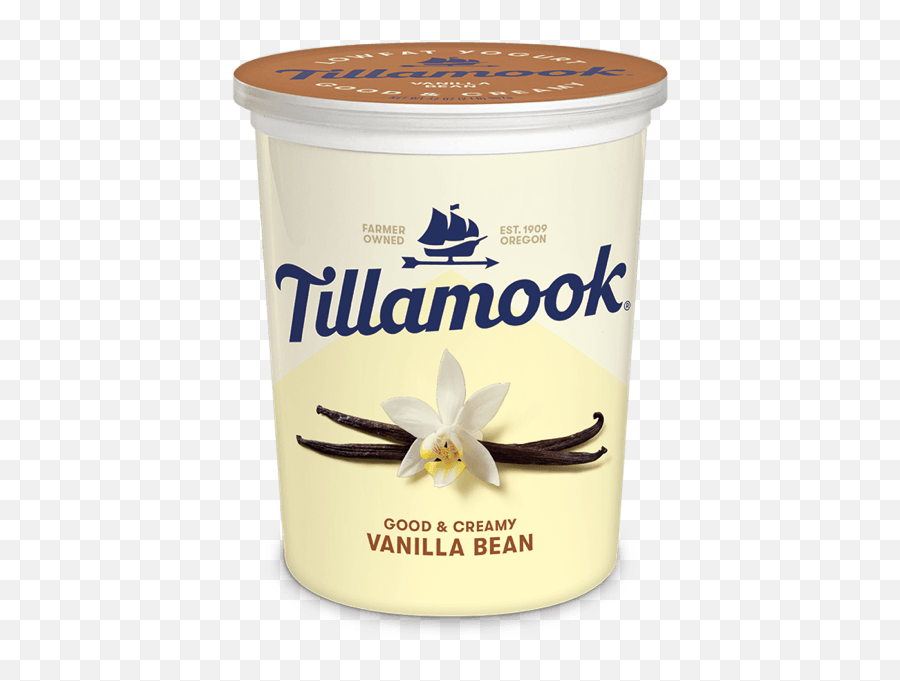 Vanilla Bean Lowfat Yogurt Tub - Tillamook Tillamook Vanilla Bean Yogurt Png,Vanilla Bean Png