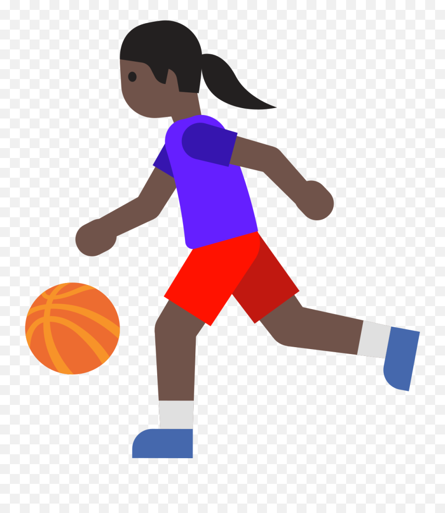 Emoji U26f9 1f3ff 200d 2640 - Basketball Woman Png Vector,Basketball Emoji Png