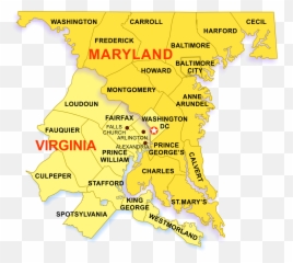 Difference Between Washington State - Virginia Washington Dc Map Png,Washington State Png