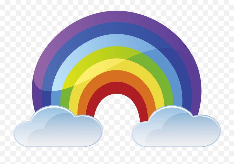 Rainbow Transprent Png Free - Drawing,Cartoon Rainbow Png