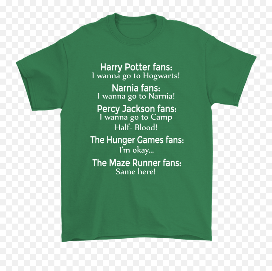 Harry Potter Narnia The Hunger Games Maze Runner Fans Shirts - Short Sleeve Png,The Hunger Games Logo