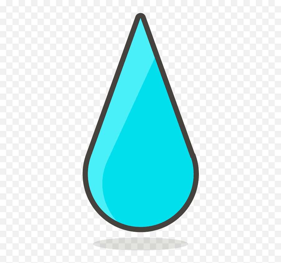 Droplet Emoji Clipart - Icone Goutte D Eau Png,Water Drop Emoji Png