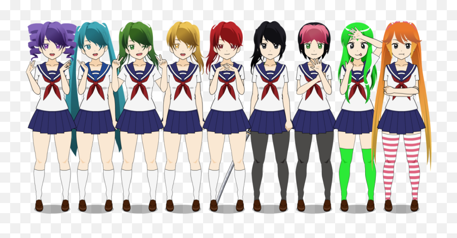 Which Character Of Yandere Simulator - Yandere Simulator Characters Female Png,Yandere Simulator Logo