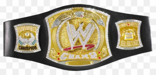 Mattel Wwe Championship Title Belt - png