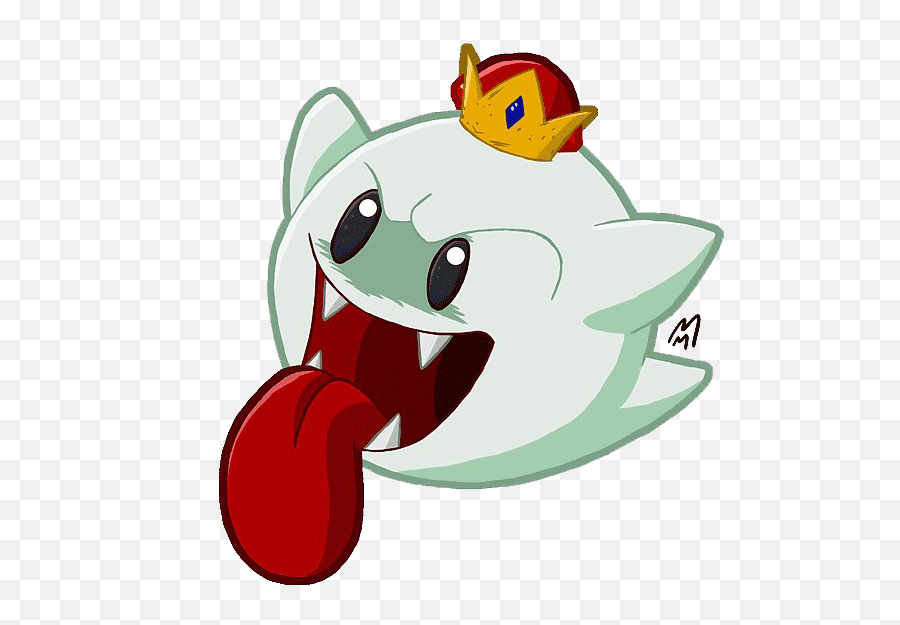 Super Mario Bros King Boo Png Transparent Picture Mart - Mario Bros Dibujos Animados,King Boo Png