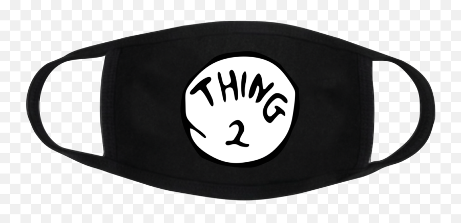 Thing 1 And 2 Dr Seuss Masks - Unisex Png,Thing 1 And Thing 2 Png