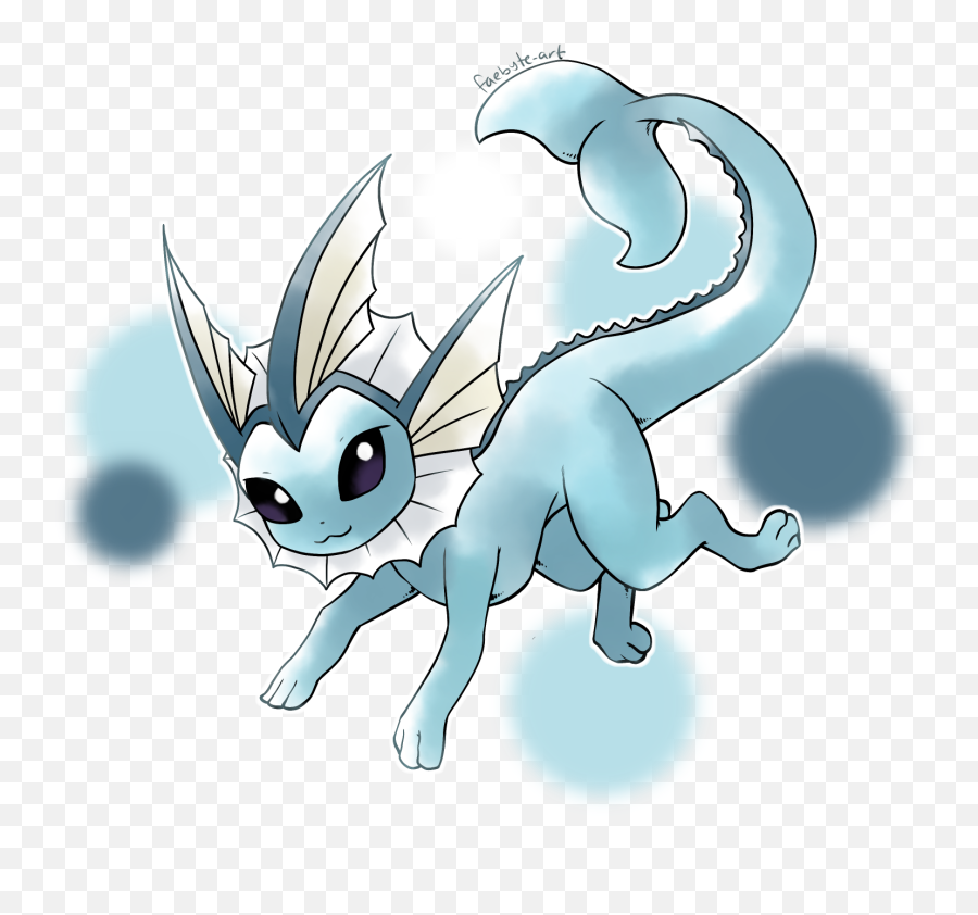 A Vaporeon I Drew Little While Back - Pokémon Png,Vaporeon Transparent