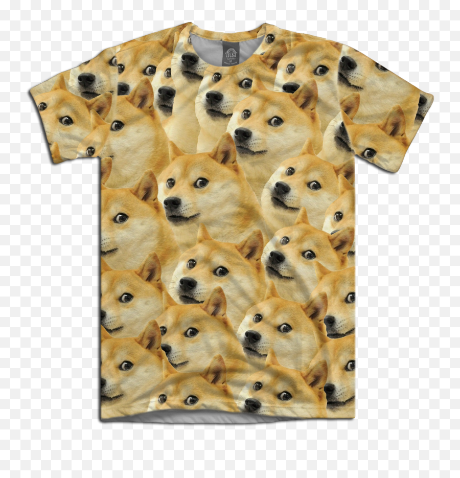 Camiseta Meme Doge Shibe Dog - Doge Poster Png,Doge Face Png