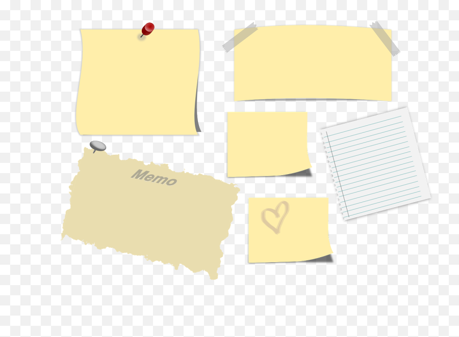 Memo Sticky Note Post - Sticky Notes Posits Png,Post It Png