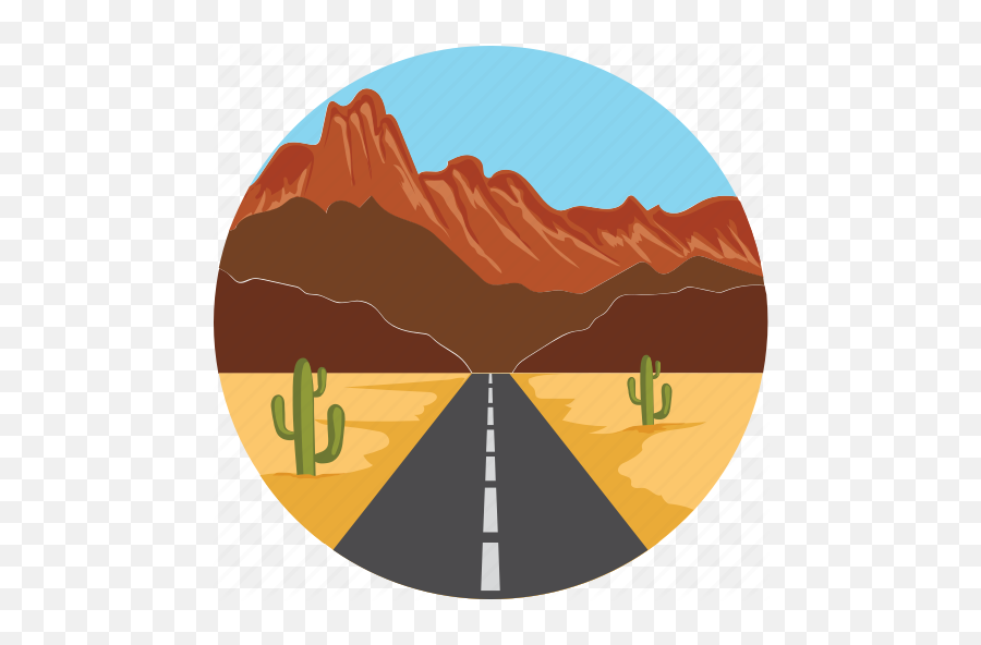 Landscape Desert Mountain Png - Download This Desert Horizontal,Landscape Icon Vector