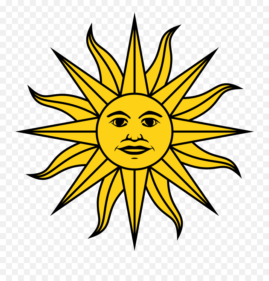 Sol De Mayo Uruguay - Uruguay Sun Png,Sun Clipart Png