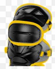 Mizuno Samurai Adult Baseball Shin - Black And Yellow Youth Gear png
