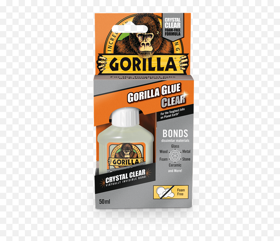Gorilla Glue Clear 50ml - Gorilla Glue Clear Glue Png,Gorilla Transparent
