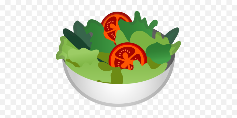 Green Salad Emoji - Salad Emoji Png,Pensive Emoji Transparent