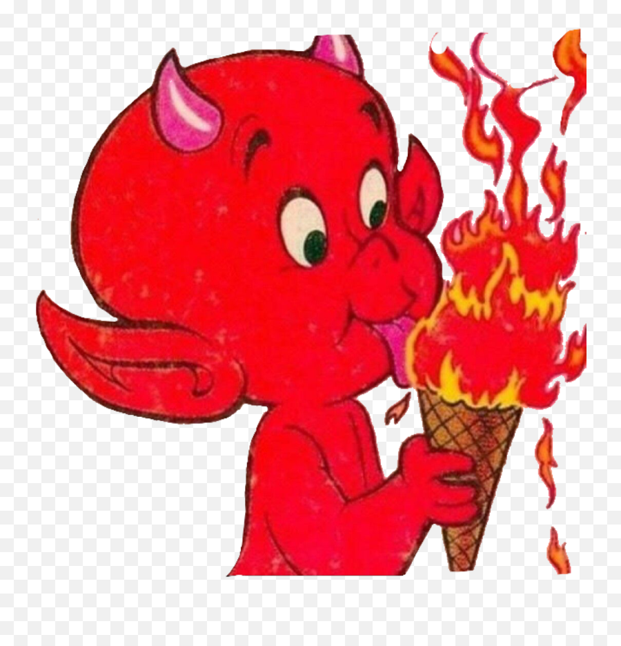 Grunge Tumblr Aesthetic Devil - Cartoon Red Aesthetic Png,Demon Tumblr Icon