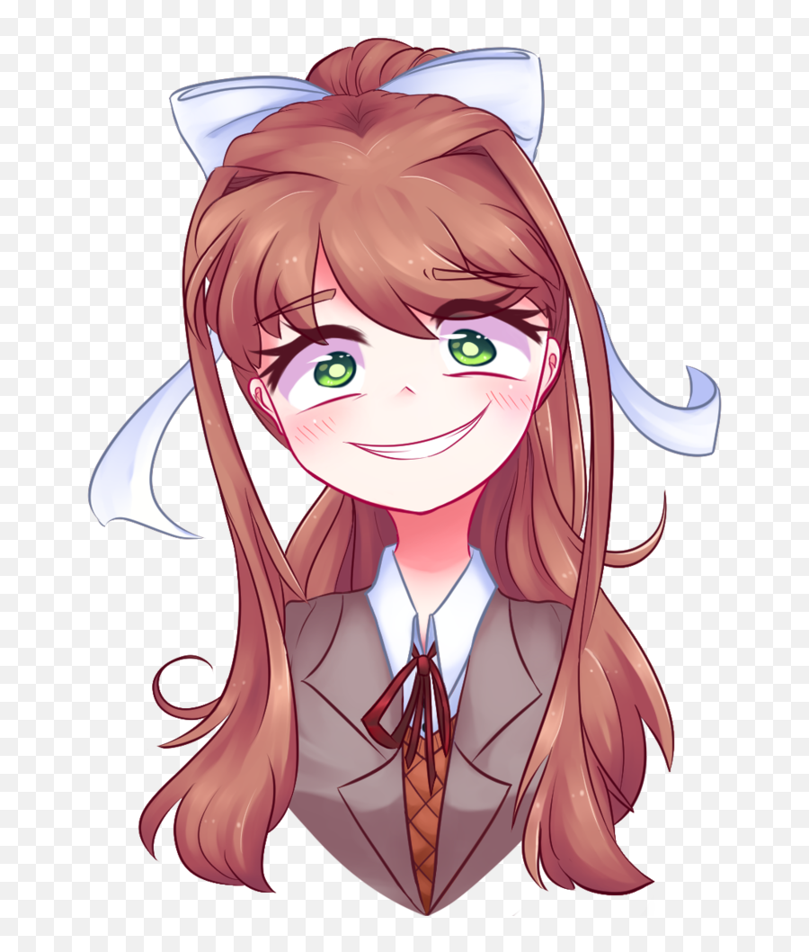 Do You Accept My Confession By Littlecloudie - Monika Doki Doki Horror Png,Cheap Pixel Icon Commissions Deviantart