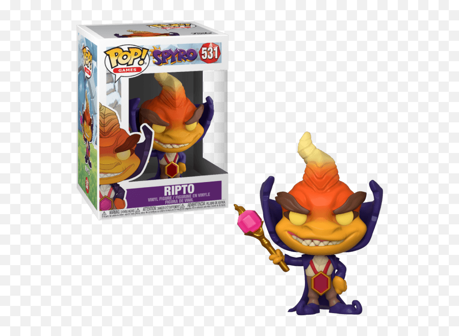 Pop Games - Spyro The Dragon 531 Ripto Spyro Funko Pop Png,Spyro Png