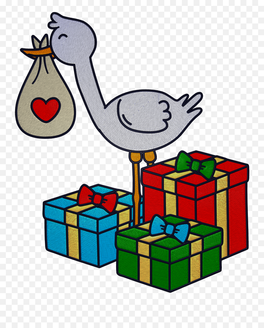 Stork Bringing Gifts - Flightless Bird Png,Stork Baby Icon