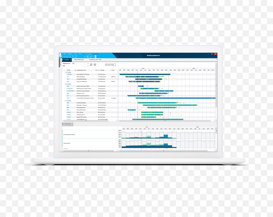 Multi - Project Management Agile And Classical With Planta Vertical Png,Projektmanagement Icon