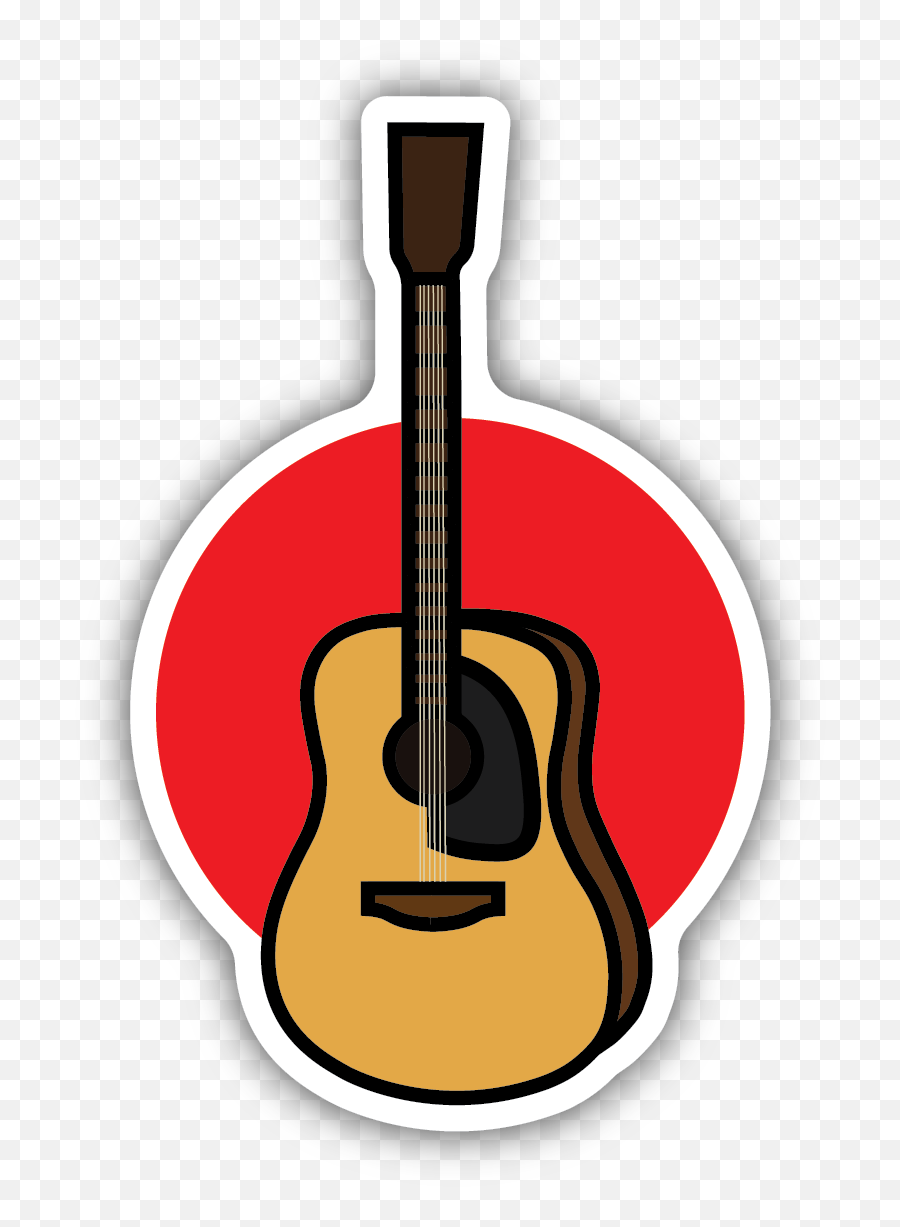 Stickers Northwest - Acoustic Guitar Sticker Guitar Stickers Png,Music Icon 16x16
