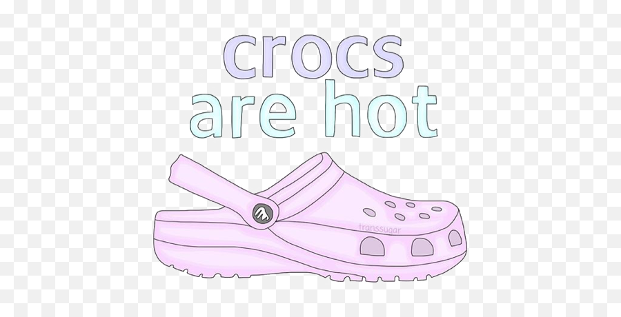 Download Hd Overlay Crocs And Hot Image - Croc Shoe Clip Croc Shoe Clipart Png,Croc Png