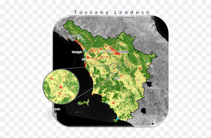 Tuscany Land Cover U2014 European Environment Agency Png La Folder Icon