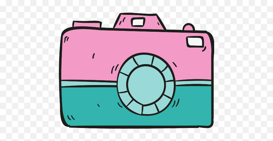 Photo Camera Frontal Outline Vector Svg Icon - Png Repo Free Icon Pink Camera Png,Pink Camera Icon