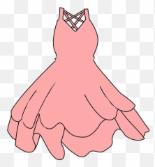 Prom Dress - Free Vector Graphic On Pixabay Pink Dress Clip Art Png,Dress Png