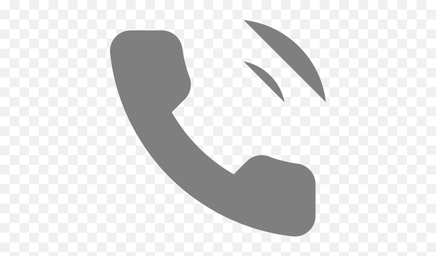 Gray Call And Phone Icon - Vector Icone Telephone En Png,Phone Call Icon
