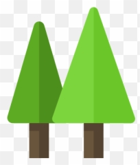Trees Icon Myiconfinder - Tree Flat Design Png,Forest Trees Png