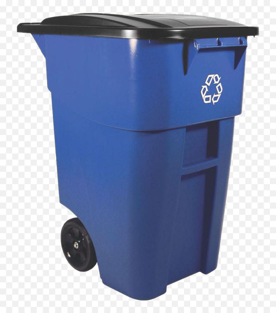 Blue Recycle Bin Png Hd Quality Play - Outdoor Trash Can,Recycle Bin Png