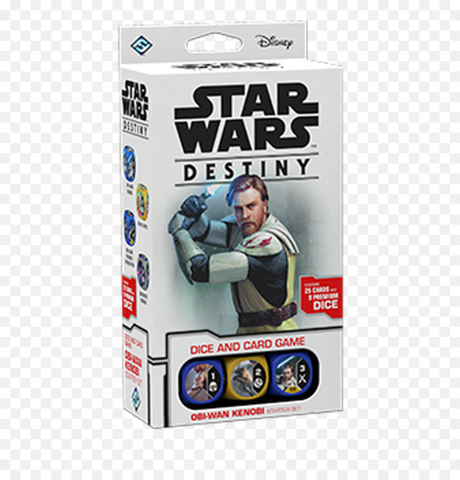 Obi Wan Kenobi - Star Wars Destiny Starter Set Png,Obi Wan Kenobi Png