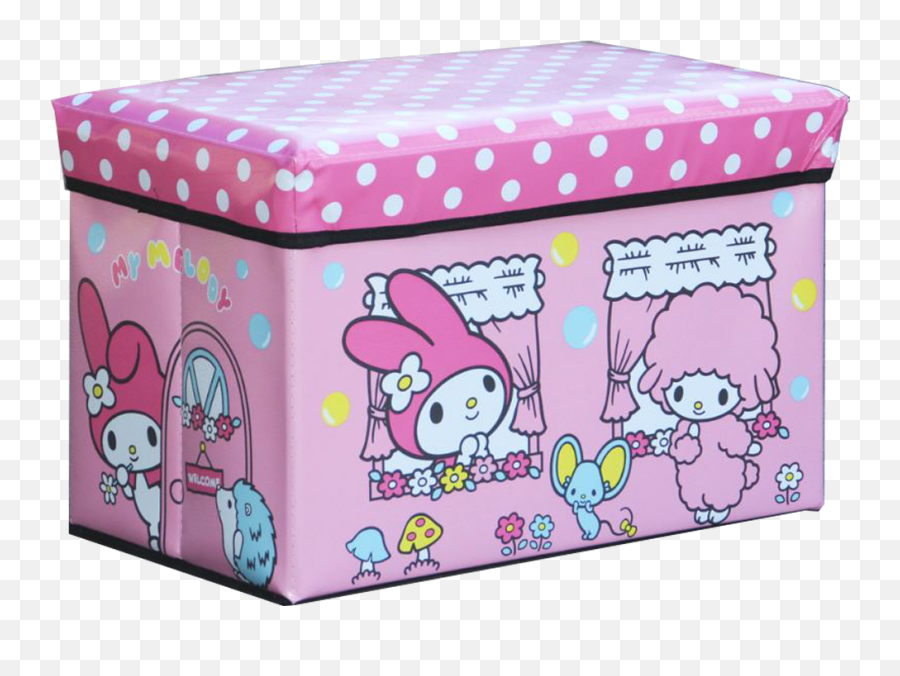 Wagen My Melody House Storage Stool B21 - Cartoon Png,My Melody Transparent