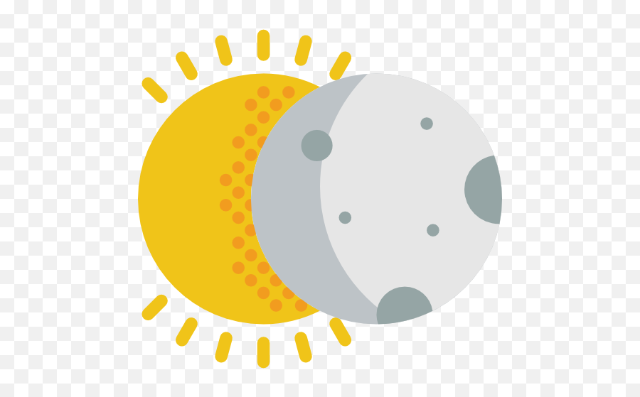 Space Partial Sun Astral Eclipses Covering Weather - Sun Moon Icon Png,Sun And Moon Png
