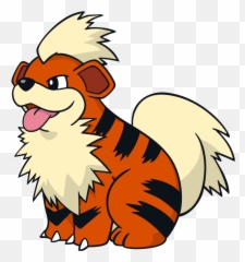 Download Hd Growlithe Pokemon Character - Pokemon Growlithe Png,Growlithe Png