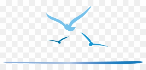 Create A Logo For Free - Flying Seagulls Logo Template Clip Art Png,Seagulls Png