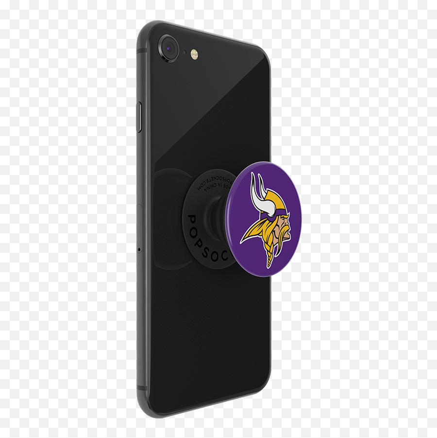 Popsockets Minnesota Vikings Helmet Phone Grip In Black - Smartphone Png,Viking Helmet Logo