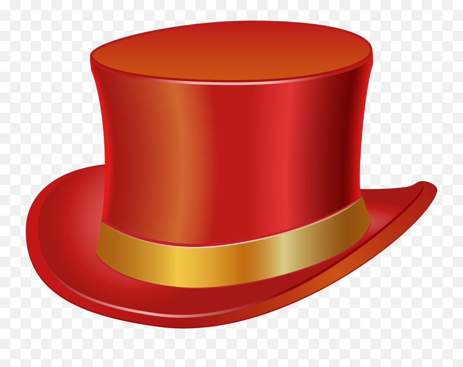 Hd Top Hat Png Transparent Image - Red Top Hat Clipart,Top Hat Png