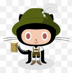 Download Hd Oktobercat - Github Octocat Transparent PNG