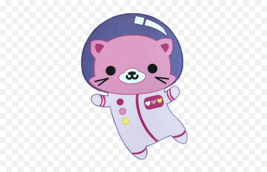 Hd Cat Astronaut Voteme Cute Pink - 946457 Png Cartoon Cute Transparent Background Astronaut,Astronaut Png