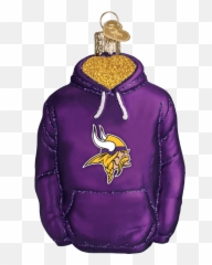 Minnesota Vikings Glass Hoodie Christmas Ornament - Png Christmas 49er Ornaments Pngs,Minnesota Vikings Png