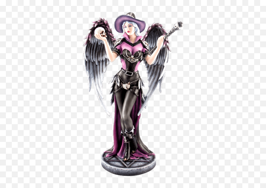 Spellbinding Gothic Angel Statue - Figurine Png,Angel Statue Png