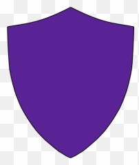 Shield Outline Wpurple Fill Clip Art - vector Blason png